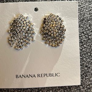 Banana Republic crystal cocktail earrings